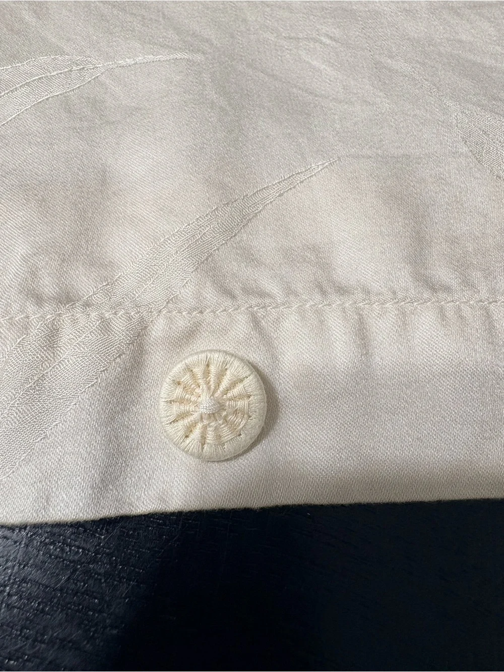 Legna SDH Ivory Satin Feel Lyocell King Size Single Pillow Case Made in Italy